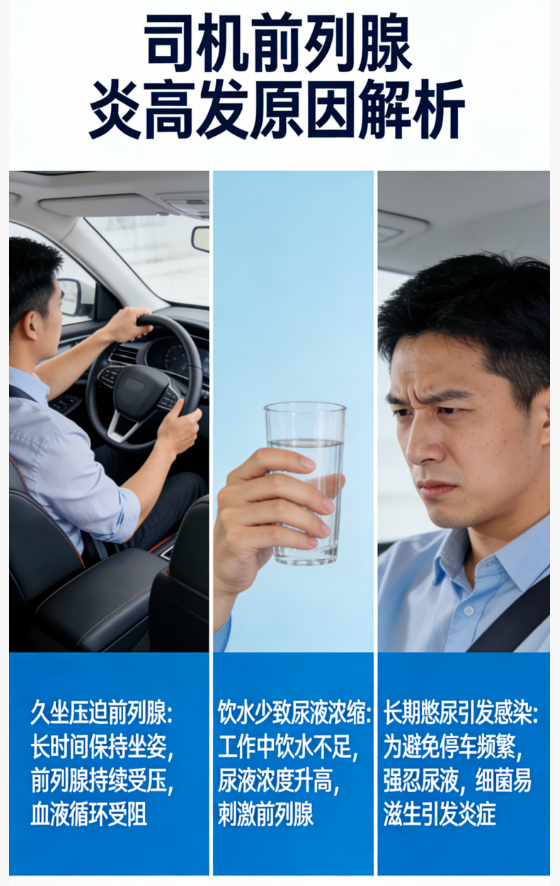 男性司机为什么是前列腺炎的高发人群？-前列腺论坛