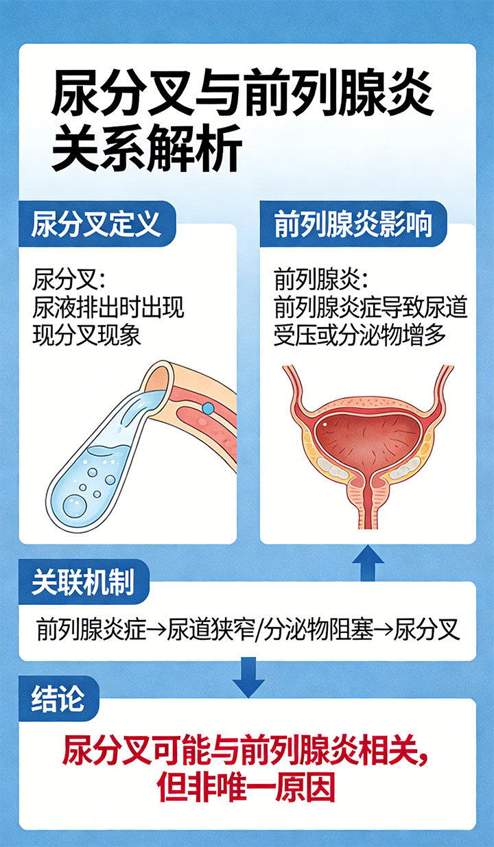 男性尿分叉与前列腺炎有关系吗？-前列腺论坛