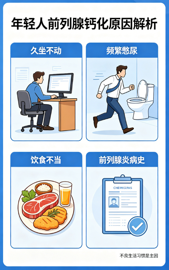 为什么年轻男性，也会得前列腺钙化呢？-前列腺论坛