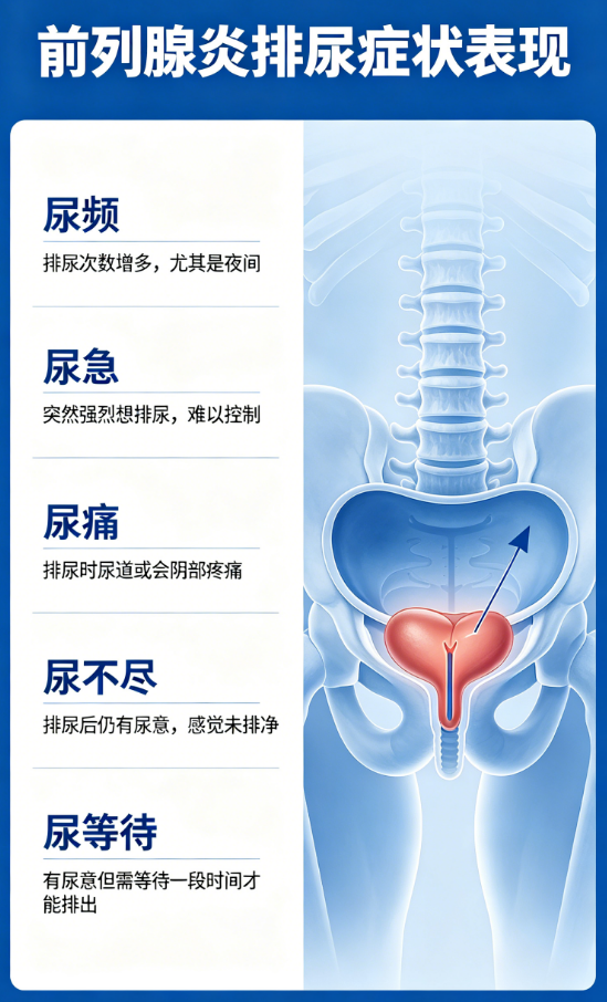 男性得了前列腺炎有什么排尿方面的症状表现？-前列腺论坛