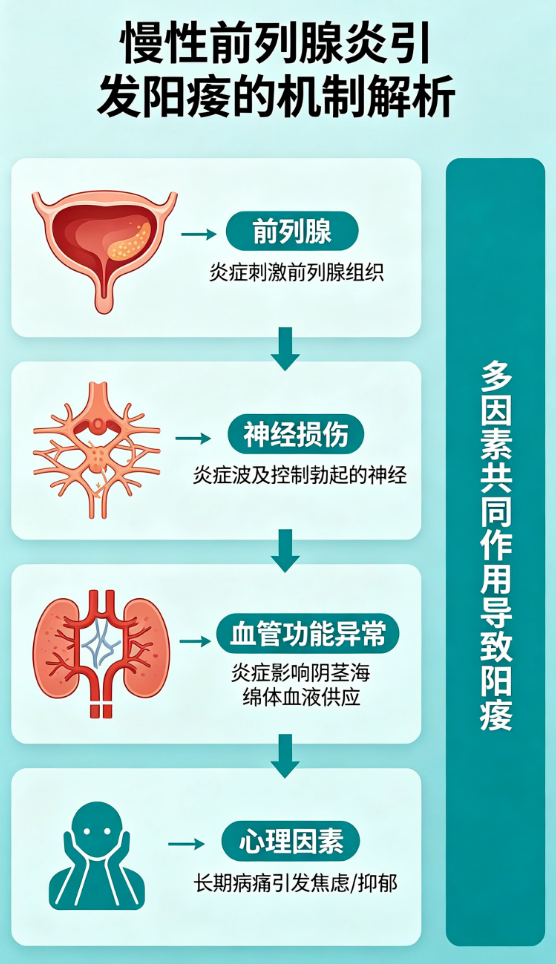 为什么慢性前列腺炎会引起阳痿早泄？-前列腺论坛