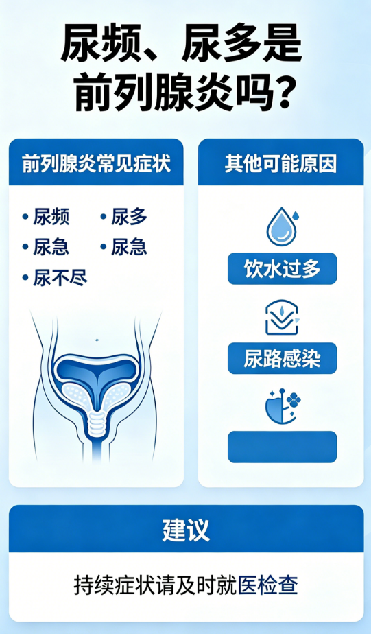 男性尿频、尿急、夜尿多是前列腺炎症状吗？-前列腺炎论坛-病症交流专区-前列腺论坛