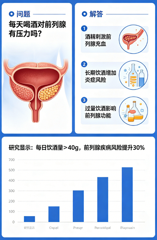 男性日常每天喝酒对前列腺有压力和损伤吗？-前列腺论坛
