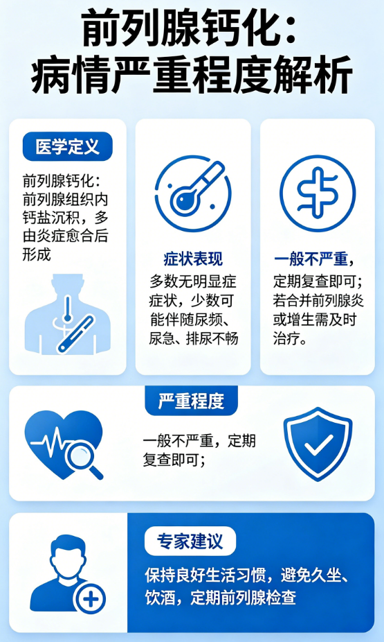 男性前列腺钙化是一种很严重的病吗？-前列腺论坛