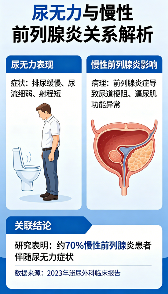 男性尿无力跟慢性前列腺炎有关吗？-前列腺论坛