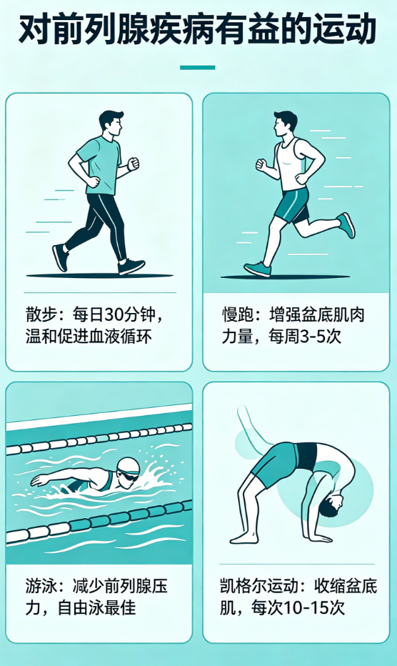 日常生活中哪些运动对前列腺疾病比较好？-前列腺论坛