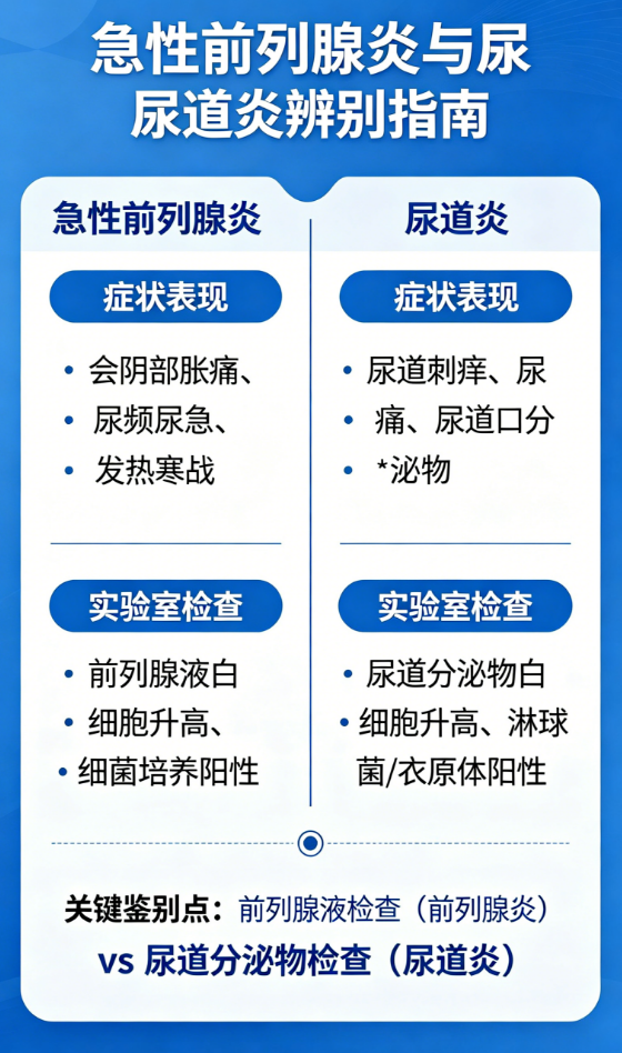 急性前列腺炎跟尿道炎，如何辨别?-前列腺论坛