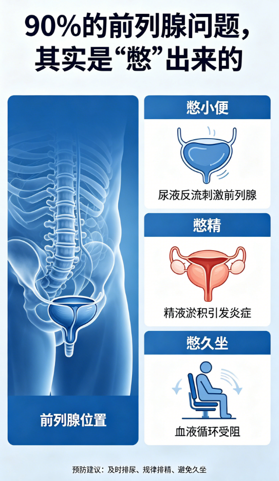 大部分男性90%的前列腺问题，其实是‘憋’出来的！-前列腺论坛