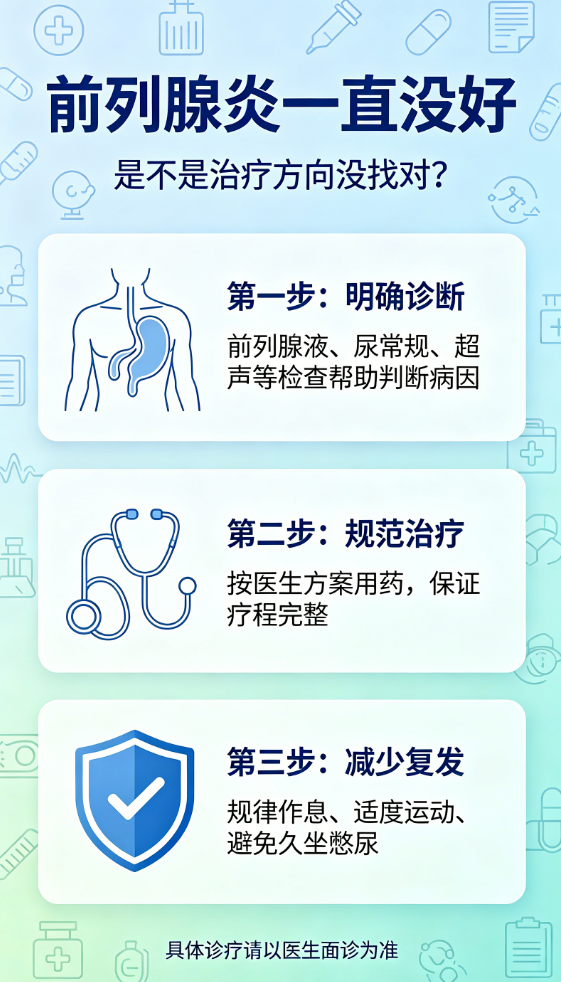 男性得了前列腺炎一直没好，总是反反复复该怎么治疗？-前列腺炎论坛-病症交流专区-前列腺论坛