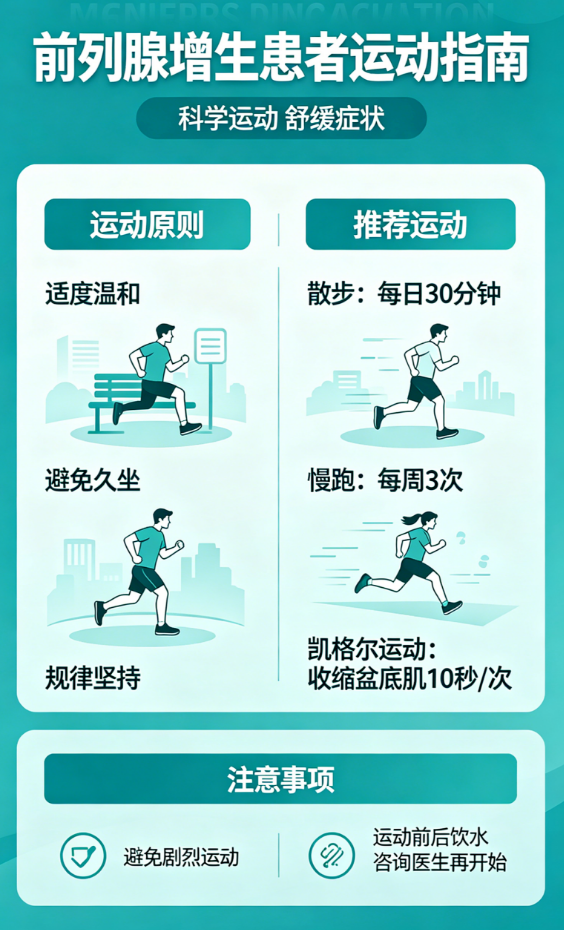 男性前列腺增生患者的运动指南-前列腺论坛