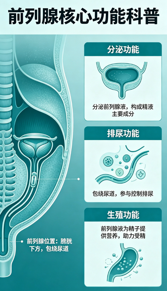 男性前列腺的核心功能，作用真的很重要-前列腺论坛