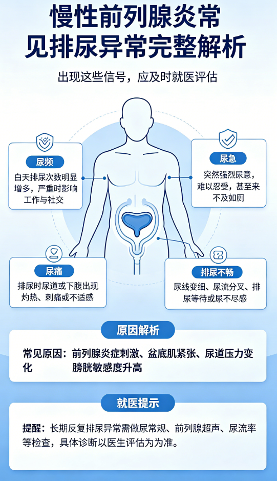 慢性前列腺炎常见排尿异常完整解析-前列腺论坛